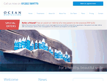 Tablet Screenshot of oceandentalcare.co.uk